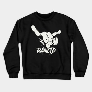 rancid horn sign Crewneck Sweatshirt